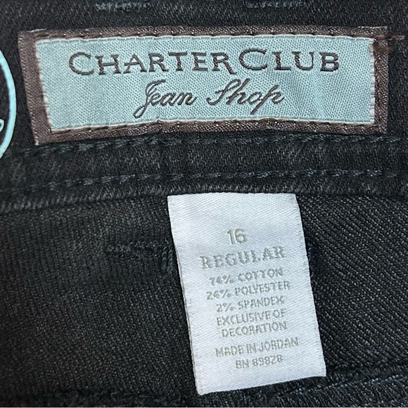 Wide Leg Black Jeans | Size 16 - Picture 3 of 4